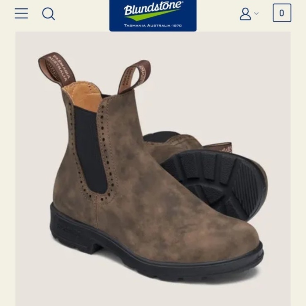 New Blundstone 1351 Boots NIB Rustic Brown 6.5 7.5 9.5